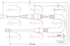 Apec Handbrake Cable CAB1576 thumbnail
