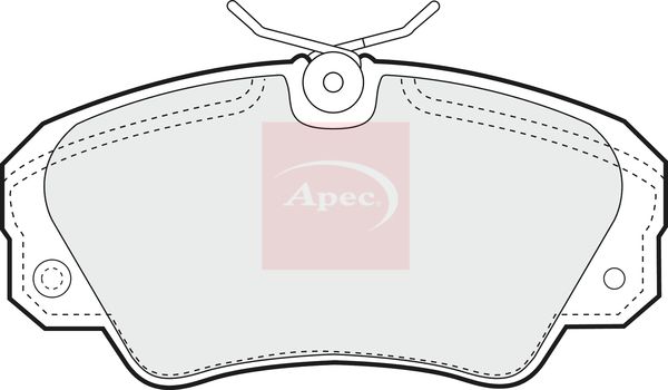 Apec Brake Pads Set PAD757 - image 2
