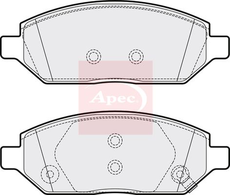 Apec Brake Pads Set PAD2098 - image 2