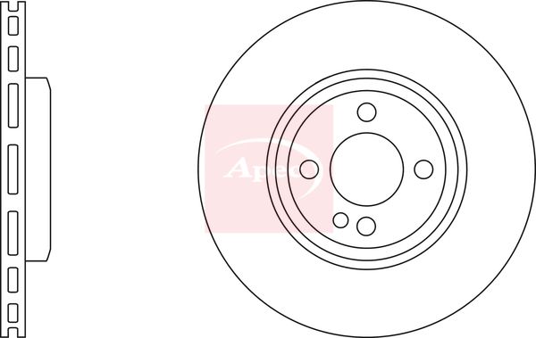 Apec Brake Disc DSK2626 - image 2