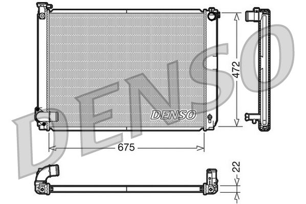 Denso Radiator DRM51005 - image 2