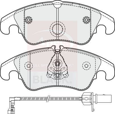 Apec Brake Pads Set PAD1862B - image 2