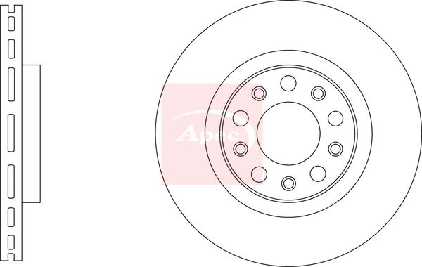 Apec Brake Disc DSK4043 - image 2
