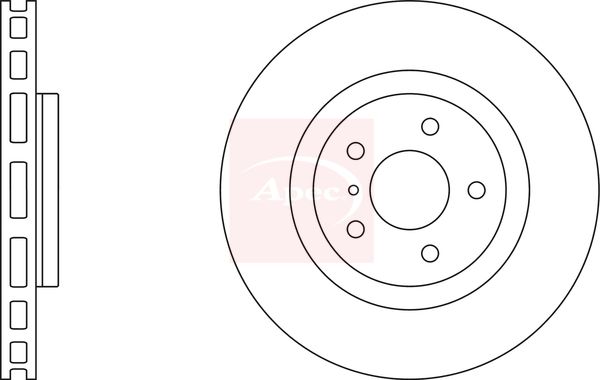 Apec Brake Disc DSK2502 - image 2