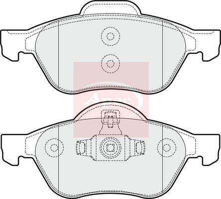Apec Brake Pads Set PAD1714 - image 2