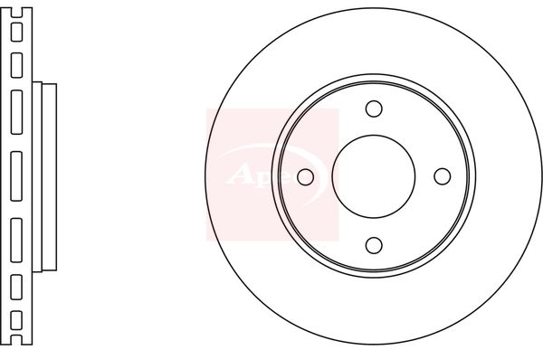 Apec Brake Disc DSK2588 - image 2