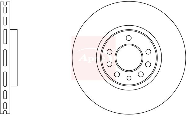 Apec Brake Disc DSK3243 - image 2