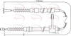 Apec Handbrake Cable CAB1005 thumbnail