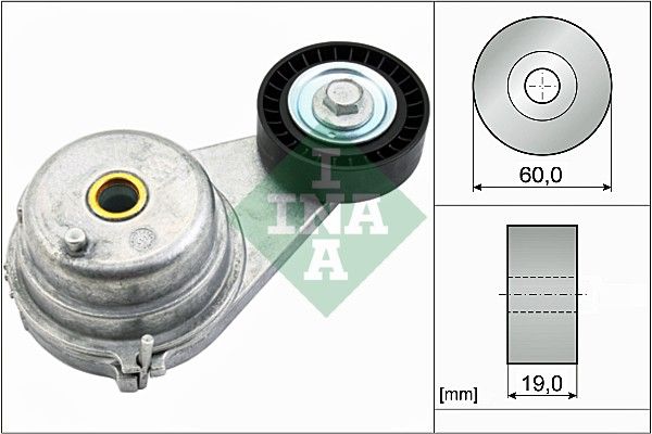 INA Drive Belt Tensioner Pulley 534054110 - image 2