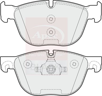 Apec Brake Pads Set PAD1614B - image 2