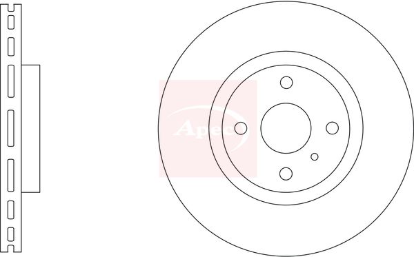 Apec Brake Disc DSK3430 - image 2