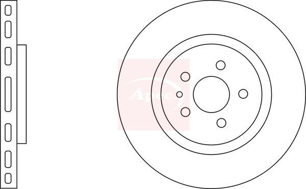 Apec Brake Disc DSK2028 - image 2