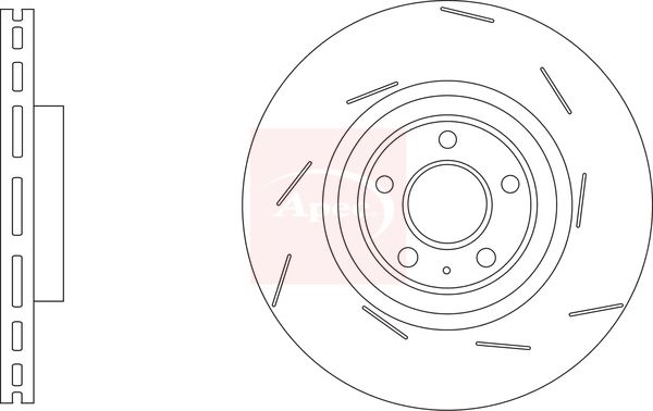 Apec Brake Disc DSK3302 - image 2