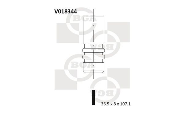 BGA Intake Valve Inlet V018344 - image 2