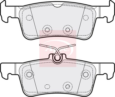 Apec Brake Pads Set PAD2204 - image 2