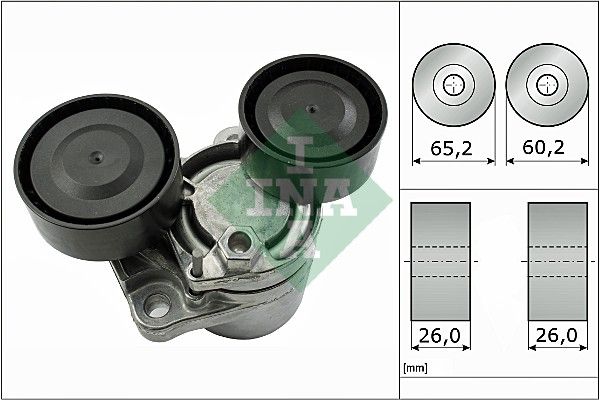INA Drive Belt Tensioner Pulley 534050510 - image 2