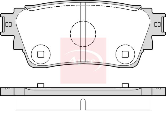 Apec Brake Pads Set PAD2303 - image 2