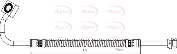 Apec Brake Hose HOS4020 - image 2