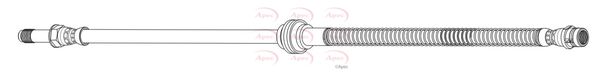Apec Brake Hose HOS4459 - image 2