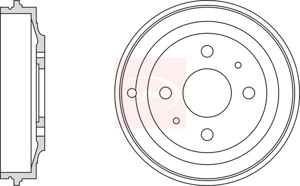 Apec Brake Drum DRM9147 - image 2