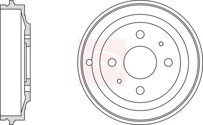 Apec Brake Drum DRM9147