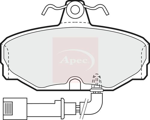 Apec Brake Pads Set PAD479 - image 2