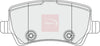 Apec Brake Pads Set PAD1857 thumbnail