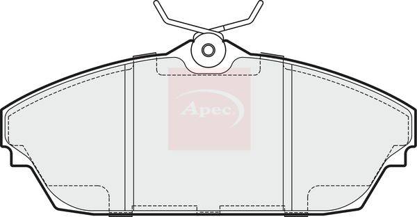 Apec Brake Pads Set PAD1895 - image 2
