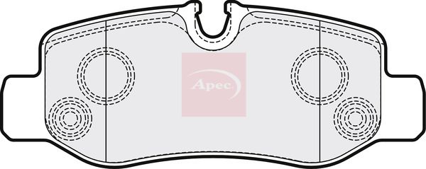 Apec Brake Pads Set PAD2052 - image 2