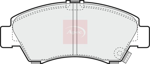Apec Brake Pads Set PAD816 - image 2