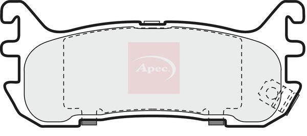 Apec Brake Pads Set PAD887 - image 2