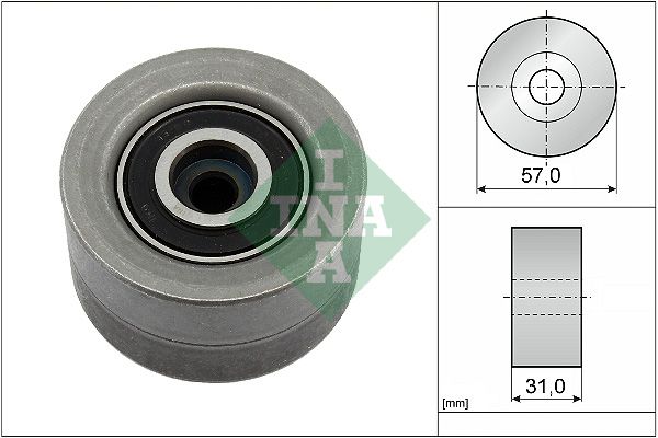 INA Drive Belt Deflection Guide Pulley 532099210 - image 2