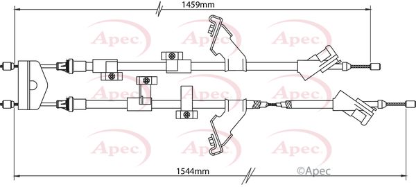 Apec Handbrake Cable CAB1152 - image 2