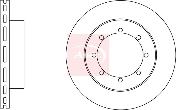 Apec Brake Disc DSK2909 - image 2