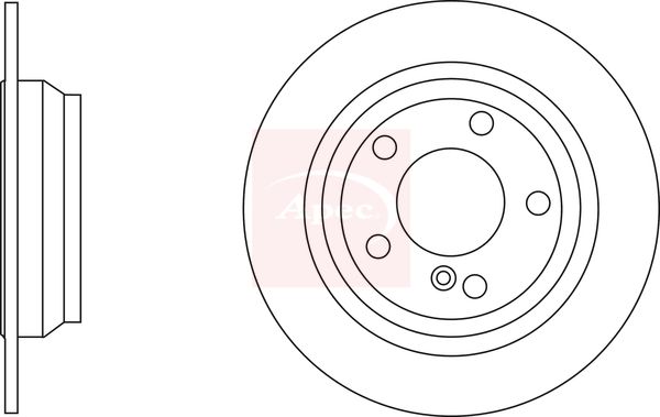 Apec Brake Disc DSK2658 - image 2