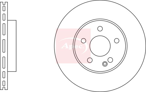 Apec Brake Disc DSK3272 - image 2