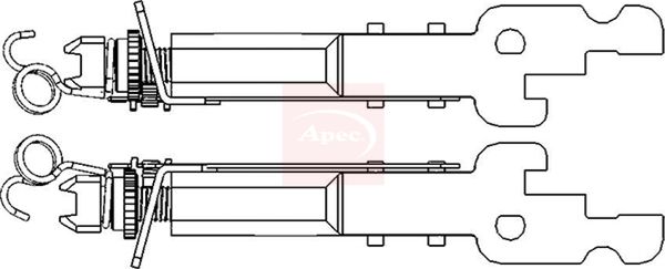Apec Brake Adjuster Kit ADB3018 - image 2