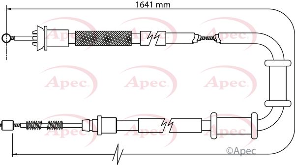 Apec Handbrake Cable CAB1108 - image 2