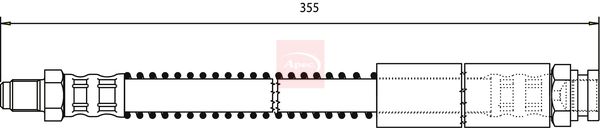 Apec Brake Hose HOS3230 - image 2