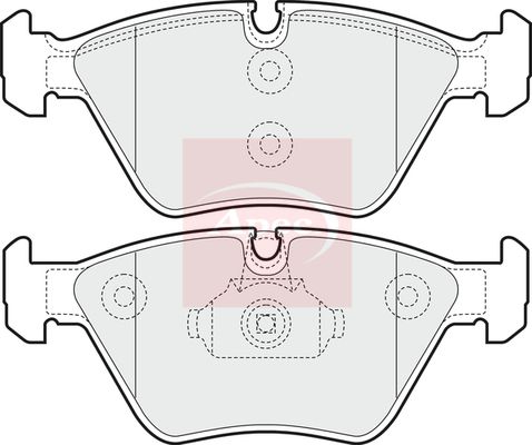 Apec Brake Pads Set PAD1432 - image 2