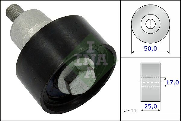INA Timing Belt Deflection Guide Pulley 532075310 - image 2