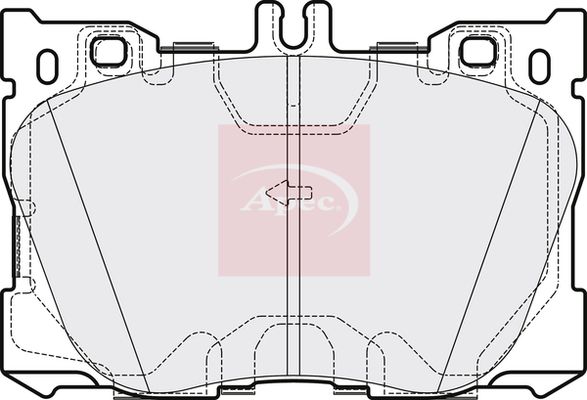 Apec Brake Pads Set PAD2139 - image 2