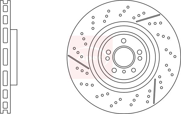 Apec Brake Disc DSK3239 - image 2