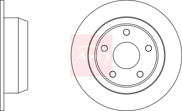Apec Brake Disc DSK2180 - image 2
