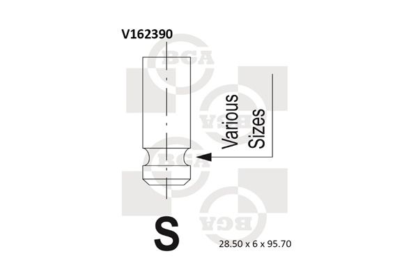 BGA Intake Valve Inlet V162390 - image 2