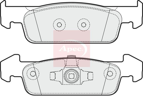 Apec Brake Pads Set PAD1945 - image 2