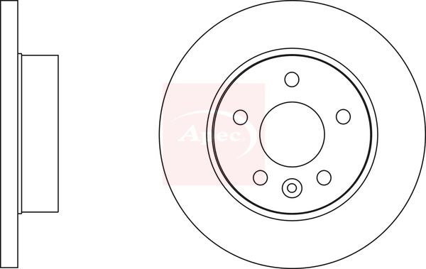Apec Brake Disc DSK2775 - image 2