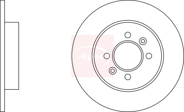 Apec Brake Disc DSK647 - image 2