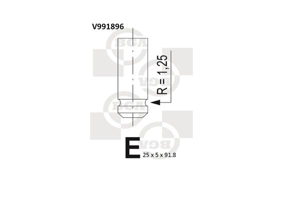 BGA Exhaust Valve V991896 - image 2