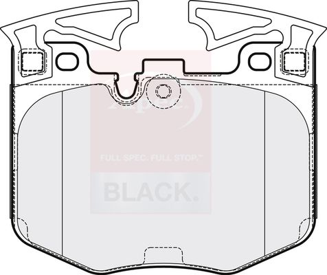 Apec Brake Pads Set PAD2147B - image 2